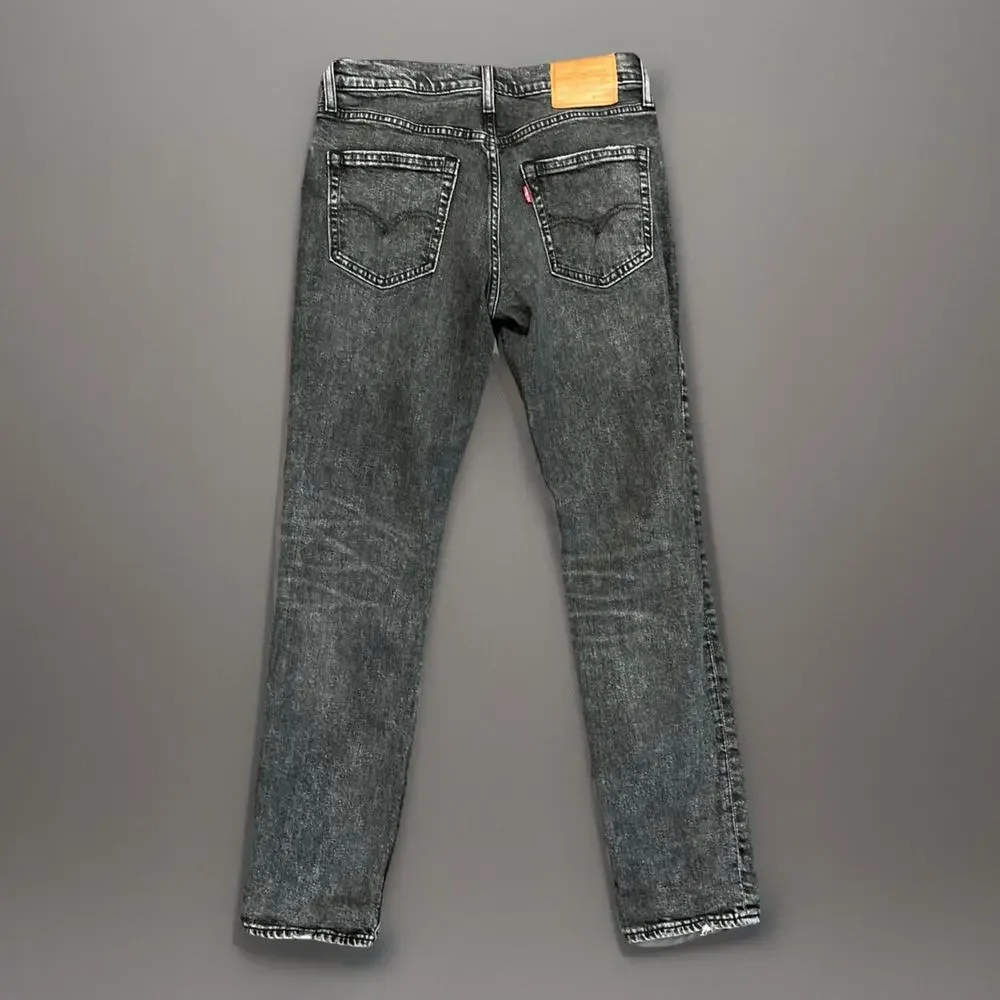 Levi's Premium Big E 511 Men's Jeans 31x32 Black Denim’s Stretch